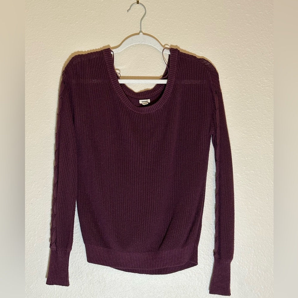 Garage Maroon Sweater